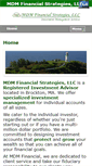 Mobile Screenshot of mdmfinancial.net